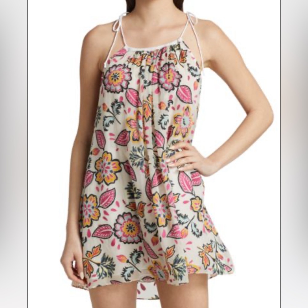 Rag & Bone Bailey Self Tie Floral Minidress